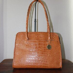 Patricia Nash Croc Embossed Large Paris Satchel 10th Anniversary